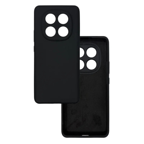 Силиконовый чехол для Xiaomi Redmi Note 14 Pro 5G Silicone Case Full Black
