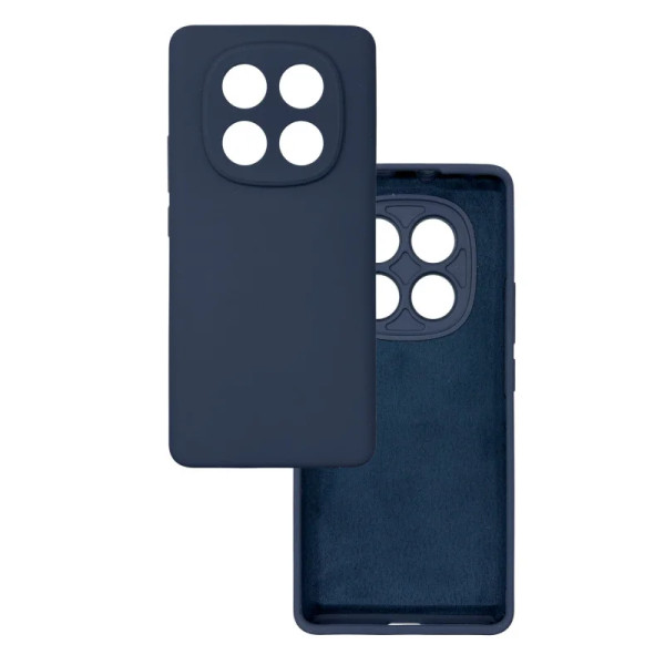 Силіконовий чохол для Xiaomi Redmi Note 14 Pro 5G Silicone Case Full Dark Blue