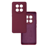 Силіконовий чохол для Xiaomi Redmi Note 14 Pro 5G Silicone Case Full Marsala