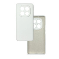 Силиконовый чехол для Xiaomi Redmi Note 14 Pro Plus 5G Silicone Case Full White