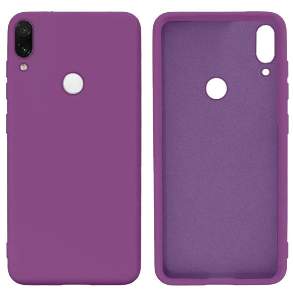 Силиконовый чехол для Xiaomi Redmi Note 7/ Note 7 Pro Silicone Case Purple