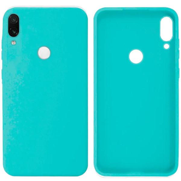 Силиконовый чехол для Xiaomi Redmi Note 7/ Note 7 Pro Silicone Case Sea Blue