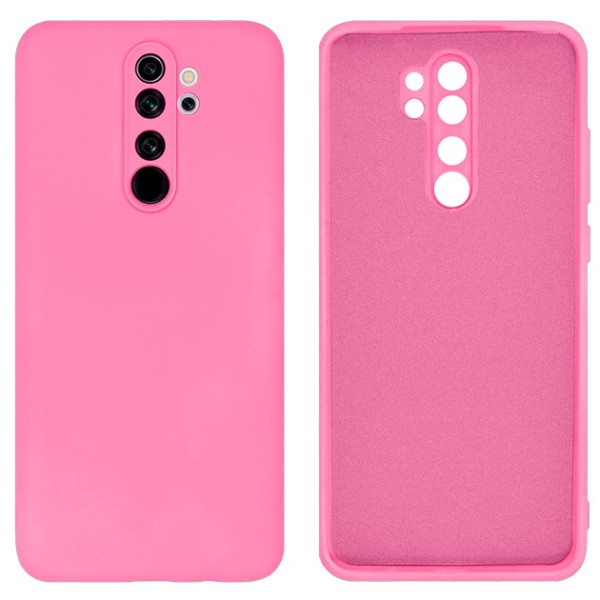 Силиконовый чехол для Xiaomi Redmi Note 8 Pro Silicone Case Light Pink