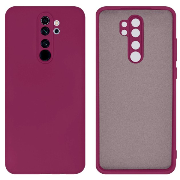Силиконовый чехол для Xiaomi Redmi Note 8 Pro Silicone Case Marsala
