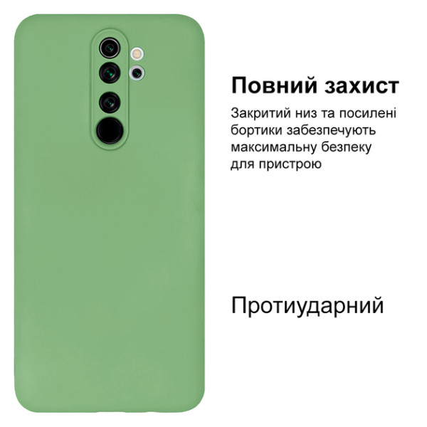 Силіконовий чохол для Xiaomi Redmi Note 8 Pro Silicone Case Mint