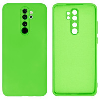 Силиконовый чехол для Xiaomi Redmi Note 8 Pro Silicone Case Neon Green