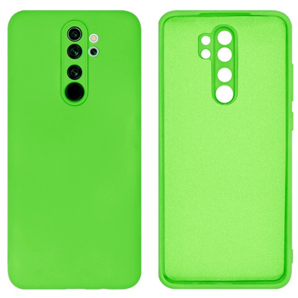 Силиконовый чехол для Xiaomi Redmi Note 8 Pro Silicone Case Neon Green