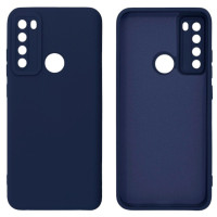 Силиконовый чехол для Xiaomi Redmi Note 8 Silicone Case Dark Blue