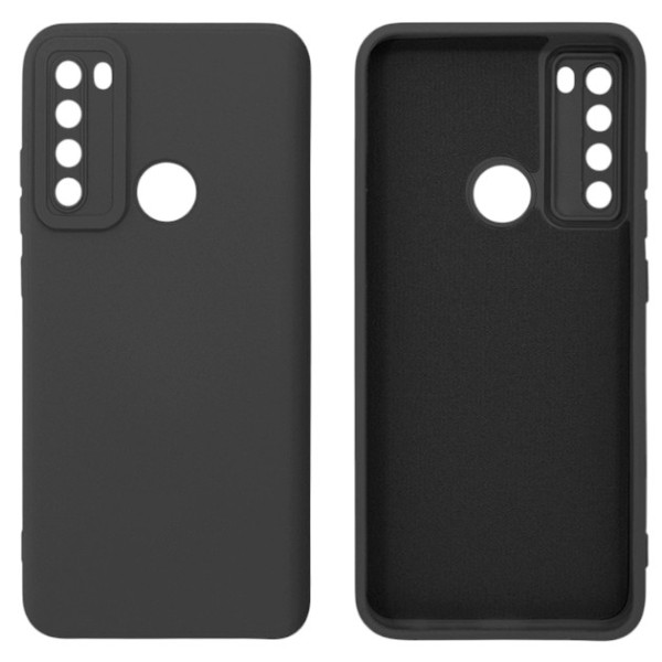 Силиконовый чехол для Xiaomi Redmi Note 8 Silicone Case Dark Grey