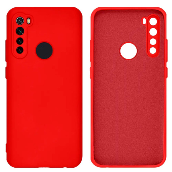 Силіконовий чохол для Xiaomi Redmi Note 8 Silicone Case Red
