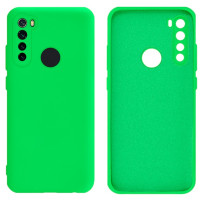 Силиконовый чехол для Xiaomi Redmi Note 8T Silicone Case Full Neon Green