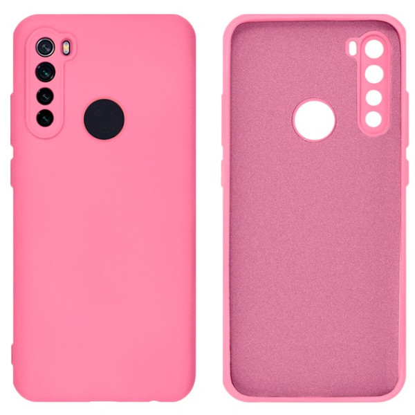 Силиконовый чехол для Xiaomi Redmi Note 8T Silicone Case Light Pink
