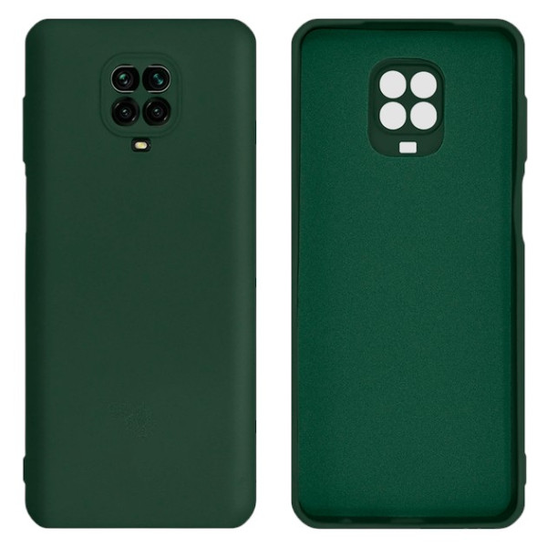 Силіконовий чохол для Xiaomi Redmi Note 9 Pro/ Note 9S Silicone Case Full Forest Green