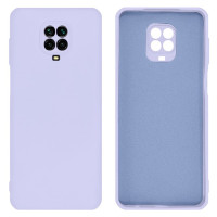 Силіконовий чохол для Xiaomi Redmi Note 9 Pro/ Note 9S Silicone Case Full Light Purple