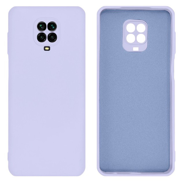 Силіконовий чохол для Xiaomi Redmi Note 9 Pro/ Note 9S Silicone Case Full Light Purple