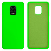 Силіконовий чохол для Xiaomi Redmi Note 9 Pro/ Note 9S Silicone Case Full Neon Green