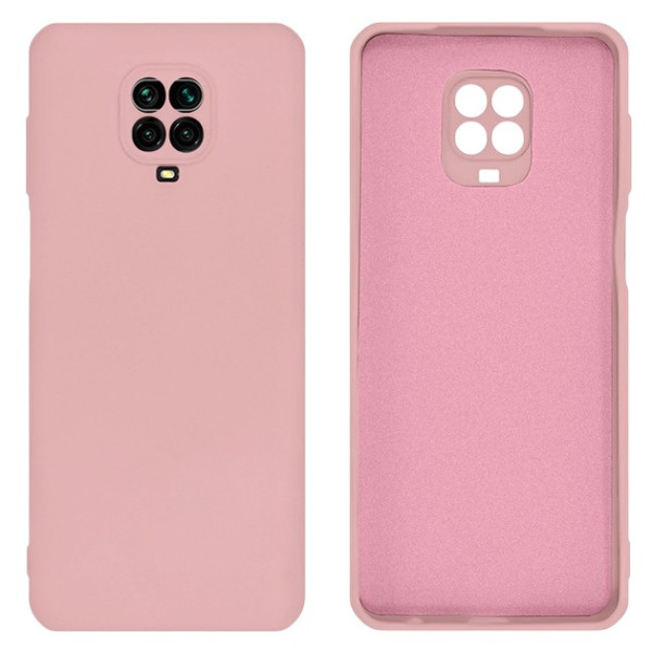 Силіконовий чохол для Xiaomi Redmi Note 9 Pro/ Note 9S Silicone Case Full Pink Sand