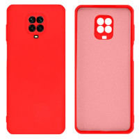 Силиконовый чехол для Xiaomi Redmi Note 9 Pro/ Note 9S Silicone Case Full Red