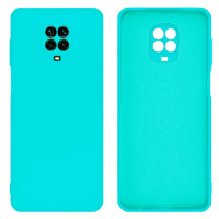 Силиконовый чехол для Xiaomi Redmi Note 9 Pro/ Note 9S Silicone Case Full Sea Blue