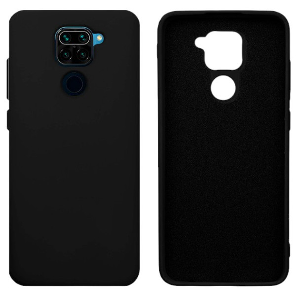 Силіконовий чохол для Xiaomi Redmi Note 9 Silicone Case Full Black