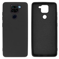 Силиконовый чехол для Xiaomi Redmi Note 9 Silicone Case Full Dark Grey