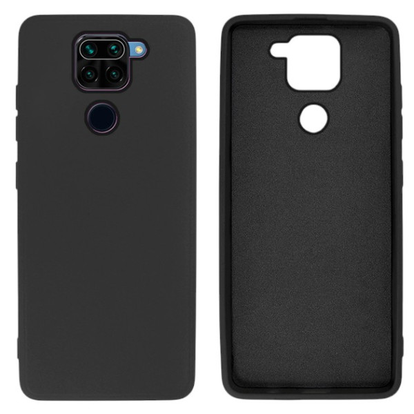 Силиконовый чехол для Xiaomi Redmi Note 9 Silicone Case Full Dark Grey