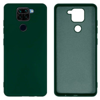 Силиконовый чехол для Xiaomi Redmi Note 9 Silicone Case Full Forest Green