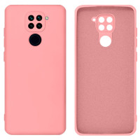 Силіконовий чохол для Xiaomi Redmi Note 9 Silicone Case Full Light Pink