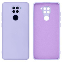Силиконовый чехол для Xiaomi Redmi Note 9 Silicone Case Full Light Purple