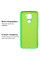 Силиконовый чехол для Xiaomi Redmi Note 9 Silicone Case Full Neon Green