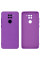 Силиконовый чехол для Xiaomi Redmi Note 9 Silicone Case Full Purple