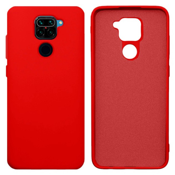 Силіконовий чохол для Xiaomi Redmi Note 9 Silicone Case Full Red
