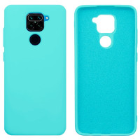 Силиконовый чехол для Xiaomi Redmi Note 9 Silicone Case Full Sea Blue