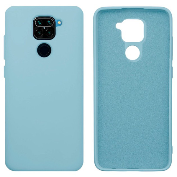 Силіконовий чохол для Xiaomi Redmi Note 9 Silicone Case Full Sky Blue