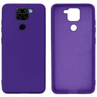 Силиконовый чехол для Xiaomi Redmi Note 9 Silicone Case Full Ultraviolet