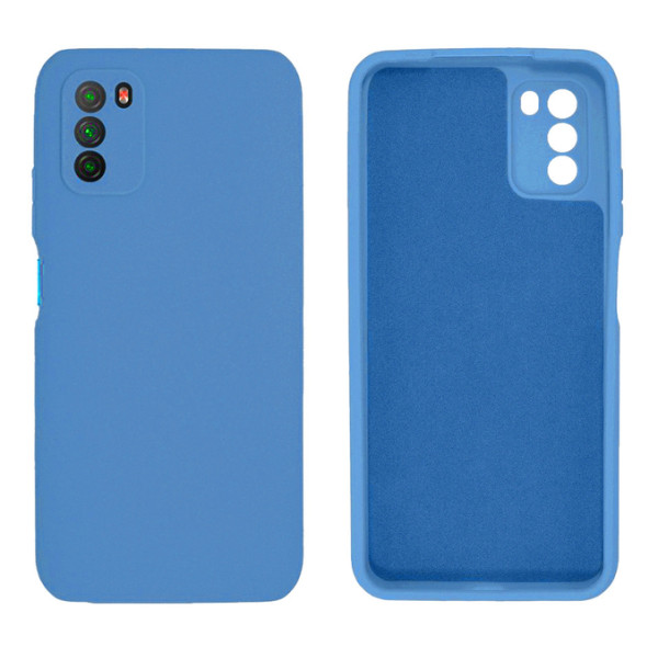 Силиконовый чехол для Xiaomi Poco M3 Silicone Case Full Blue Horizon