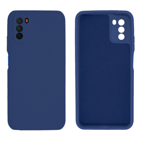 Силіконовий чохол для Xiaomi Poco M3 Silicone Case Full Dark Blue