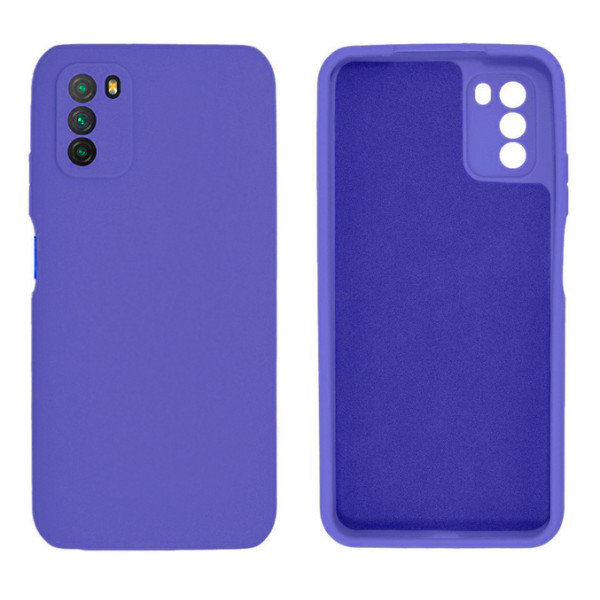 Силиконовый чехол для Xiaomi Poco M3 Silicone Case Full Ultraviolet