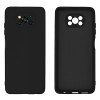 Силиконовый чехол для Xiaomi Poco X3/X3 Pro Silicone Case Full Black