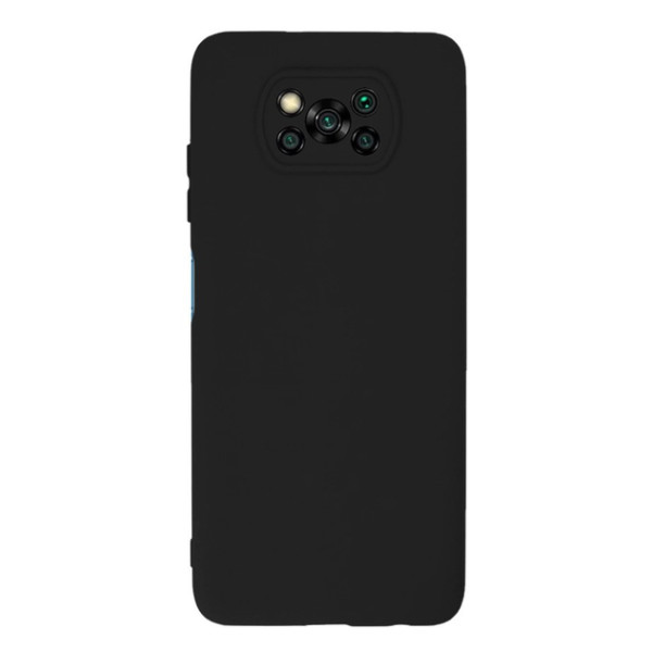 Силиконовый чехол для Xiaomi Poco X3/X3 Pro Silicone Case Full Black
