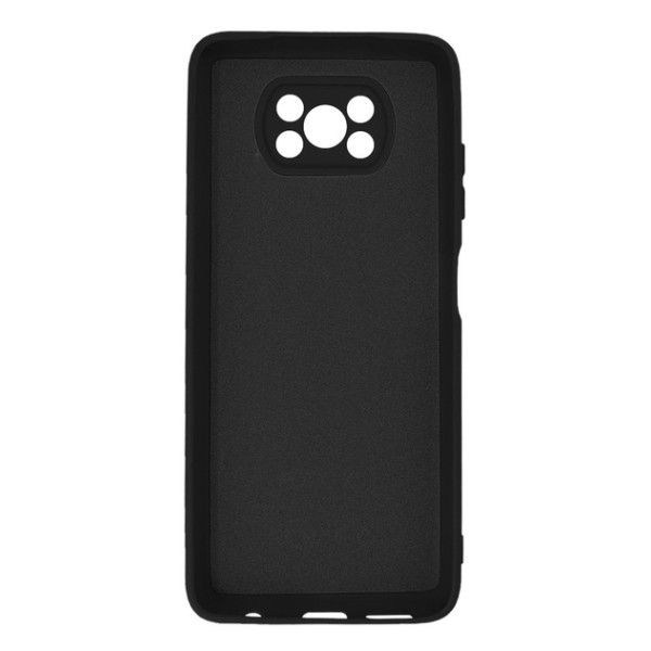 Силиконовый чехол для Xiaomi Poco X3/X3 Pro Silicone Case Full Black