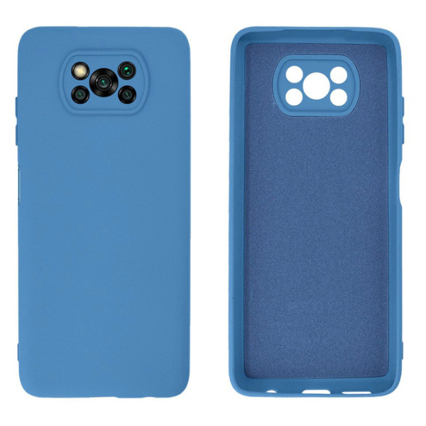 Силиконовый чехол для Xiaomi Poco X3/X3 Pro Silicone Case Full Blue Horizon