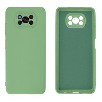 Силиконовый чехол для Xiaomi Poco X3/X3 Pro Silicone Case Full Mint