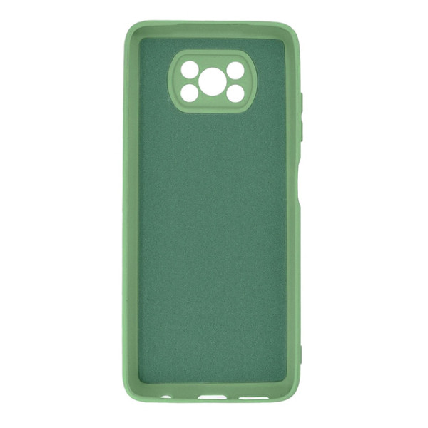 Силиконовый чехол для Xiaomi Poco X3/X3 Pro Silicone Case Full Mint