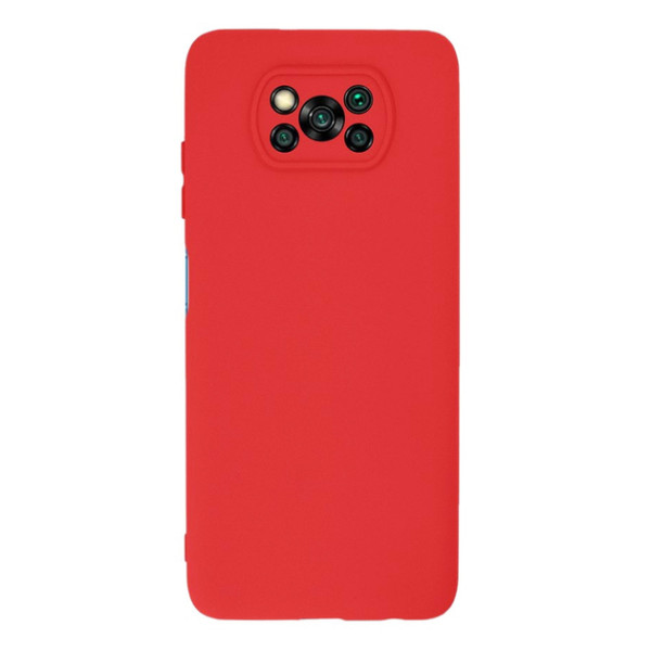 Силіконовий чохол для Xiaomi Poco X3/X3 Pro Silicone Case Full Red