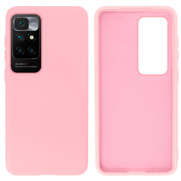 Силіконовий чохол для Xiaomi Redmi 10 Silicone Case Full Light Pink