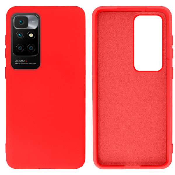 Силіконовий чохол для Xiaomi Redmi 10 Silicone Case Full Red