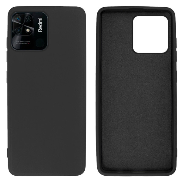 Силіконовий чохол для Xiaomi Redmi 10C Silicone Case Full Dark Grey