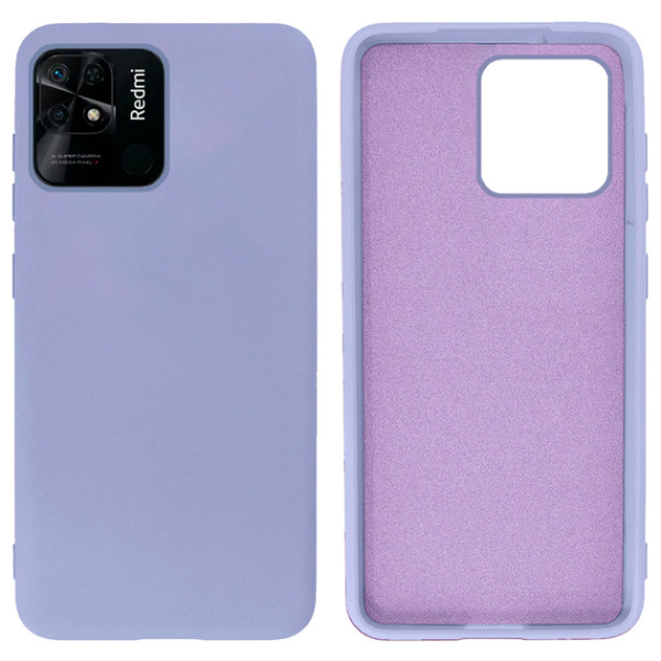 Силіконовий чохол для Xiaomi Redmi 10C Silicone Case Full Light Purple