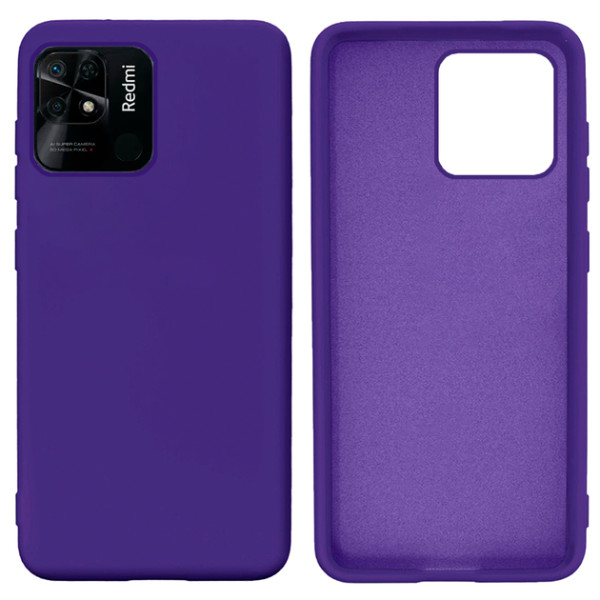 Силіконовий чохол для Xiaomi Redmi 10C Silicone Case Full Ultraviolet